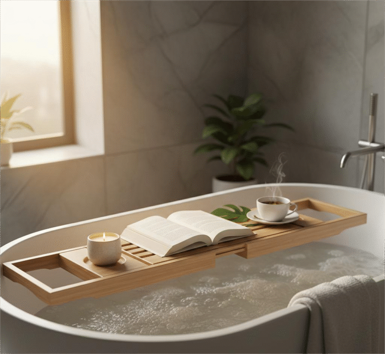 Bamboo Bath Caddy